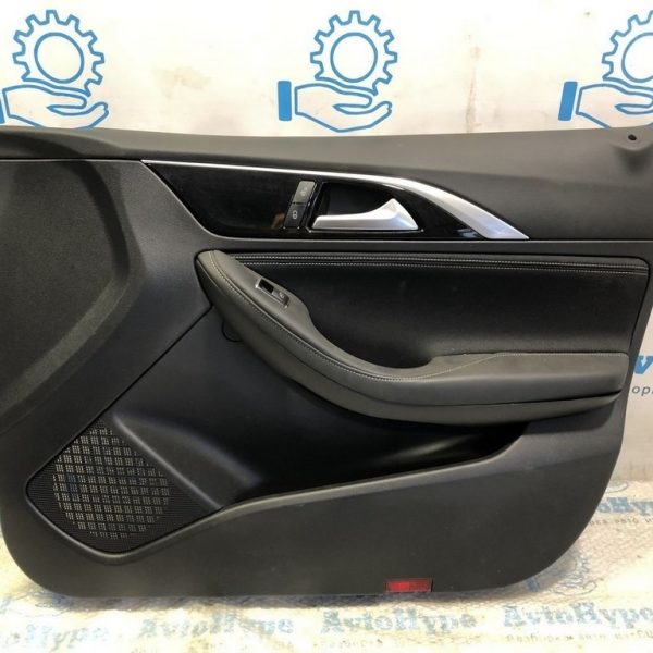 Обшивка двери (карточка) перед прав Infiniti QX30 17- черн 80900-5DB7A