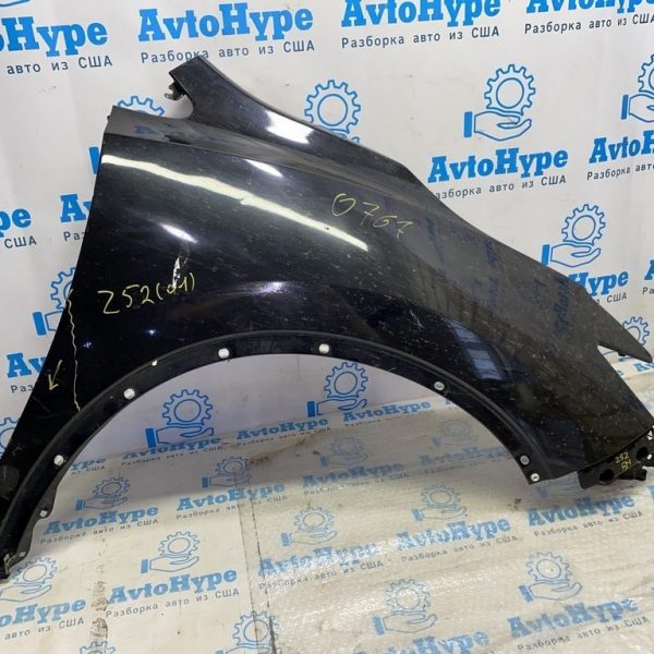 Крыло переднее правое Nissan Murano z52 15- (01) черное ,крашеное,замято снизу 631005AA0A