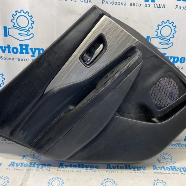 Обшивка двери (карточка) зад лев Nissan Murano z52 15- кожа черн 82901-5AA4A