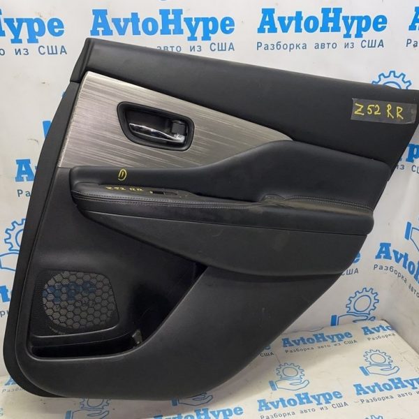 Обшивка двери (карточка) зад прав Nissan Murano z52 15- черн (01) деф. 82900-5AA4A