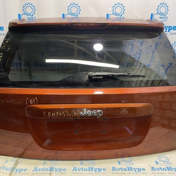 Дверь багажника голая Jeep Compass 11-16 оранж (01) 10/10 5074972AF