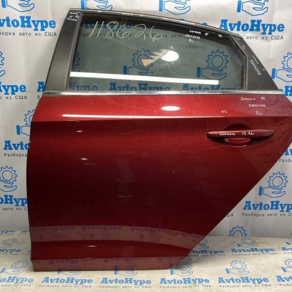 Дверь голая зад лев Hyundai Sonata 15-17 красный цвет TRзагнута позле ручки (02) 77003-C1000