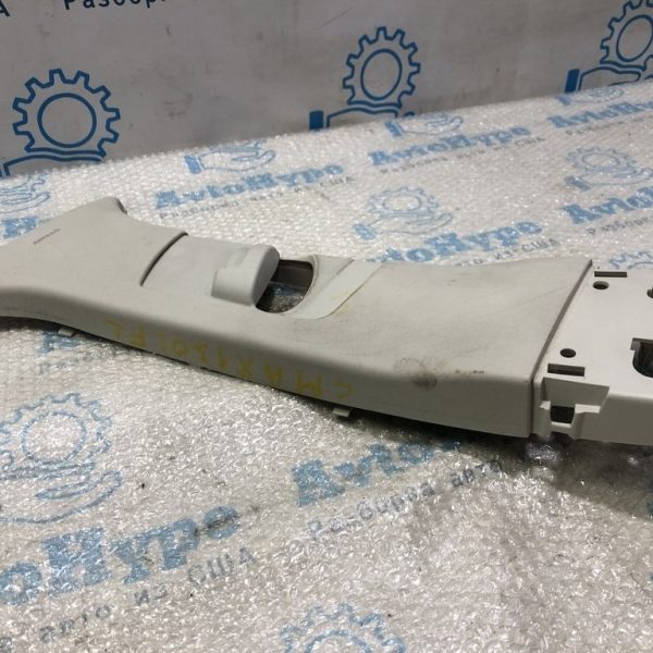 Накладка центральной стойки верхняя ремень левая Ford C-max MK2 13-18 серая DM5Z-5824357-AA