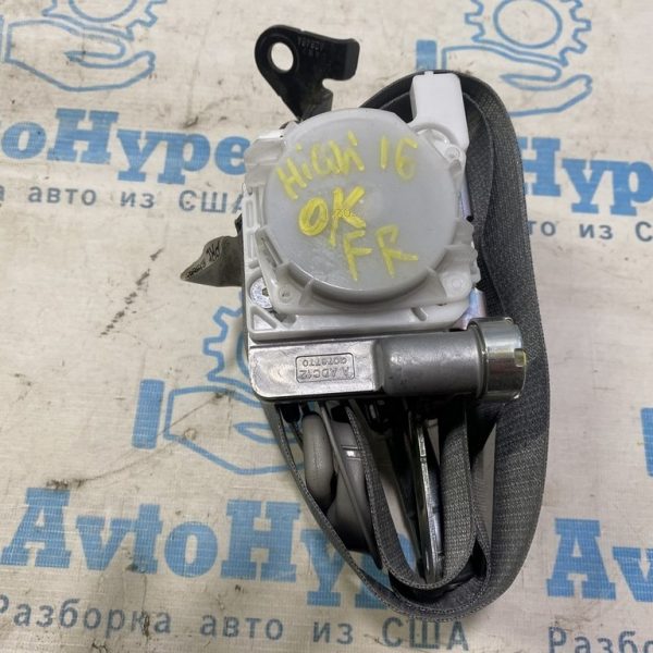 Пассажирский ремень безопасности Toyota Highlander 14- серый Ликвид 1 73210-0E081-B0