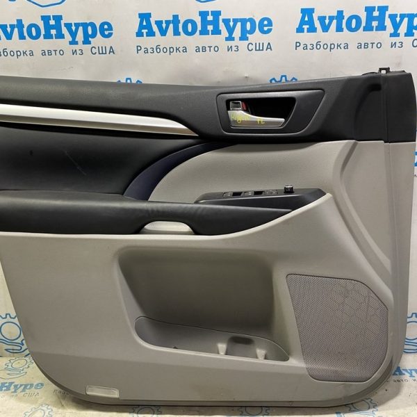 Обшивка двери (карточка) перед лев Toyota Highlander 14- Реализ Вадим с упр.стеклоподъемником 67620-0E530-C0