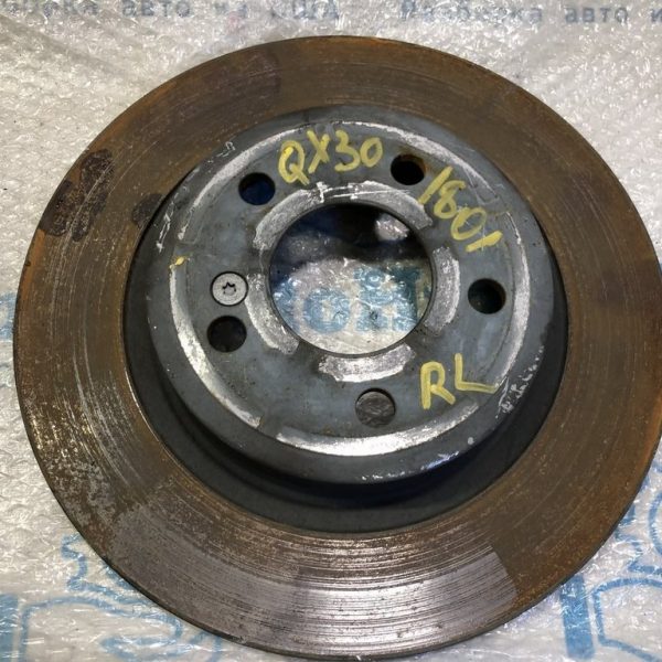 Диск тормозной зад лев Infiniti QX30 17- (01) пробег 20к 10/10 43206HG00B