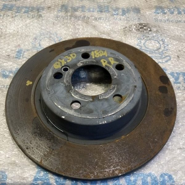 Диск тормозной зад прав Infiniti QX30 17- (01) пробег 20к 10/10 43206HG00B