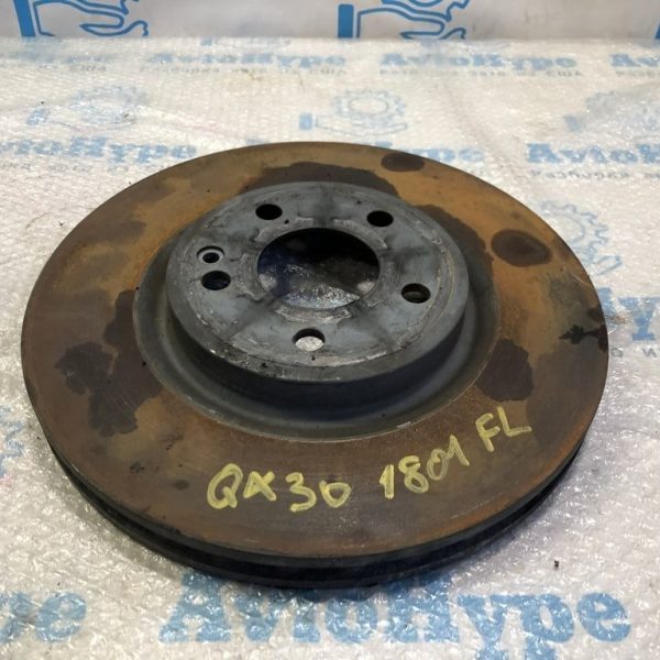 Диск тормозной перед прав Infiniti QX30 17- (01) пробег 20к 10/10 40206HG00A