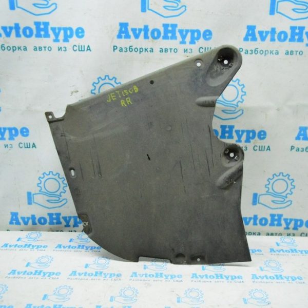 Защита днища задняя прав VW Jetta 11-18 USA 5C6825205