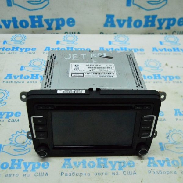 Магнитофон монитор радио VW Jetta 15-18 USA 6 кнопок (03) 1K0035188H