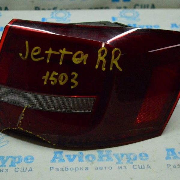 Фонарь внешний (крыло) правый VW Jetta 15-18 USA галоген (03) разбито стекло 5C6-945-096-M