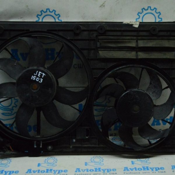 Вентилятор охлаждения прав VW Jetta 11-18 USA малый (03) 1KM-959-455-E