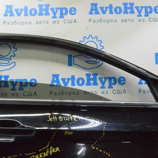 Молдинг двери верхний перед прав VW Jetta 19- с уплотнителем стекла 17A-837-440-B-5AP