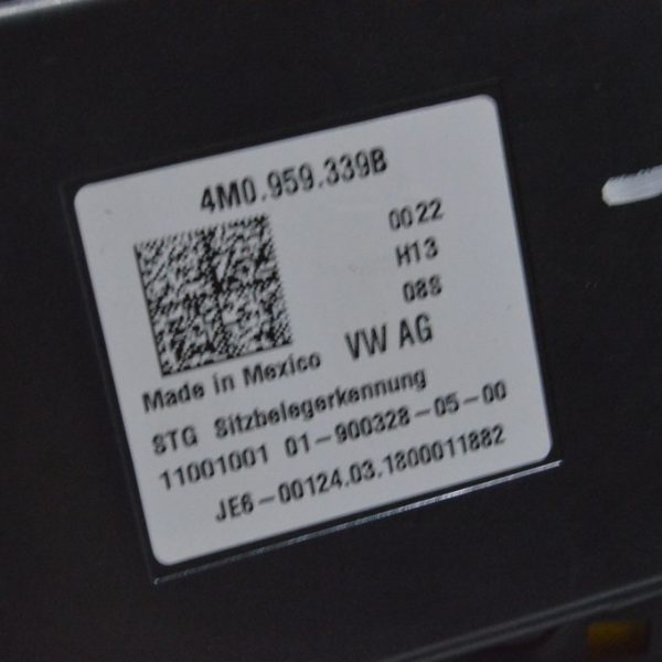 Occupant Sensor Module VW Jetta 19- (02) 4M0959339B