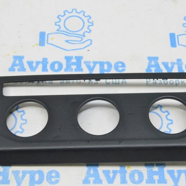 Накладка передней панели управления печкой VW Jetta 19-24 черная 17B863041A1QB