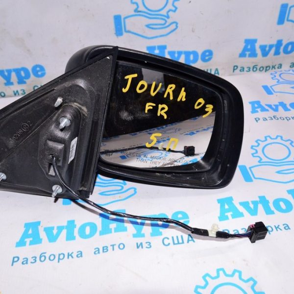Зеркало боковое правое Dodge Journey 11- подогрев (03) черное  5пин 5