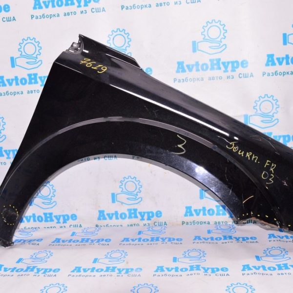 Крыло переднее правое Dodge Journey 11- черное (03) деф. 5076730AD