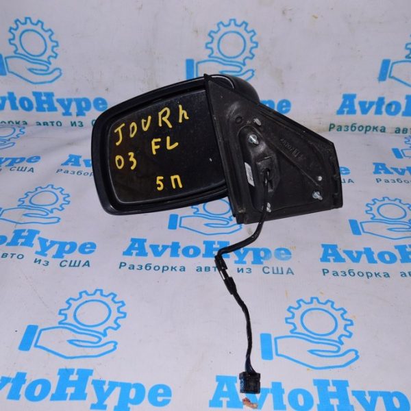 Зеркало боковое левое Dodge Journey 11- 5 пинов, подогрев (03) черное 5076885AE