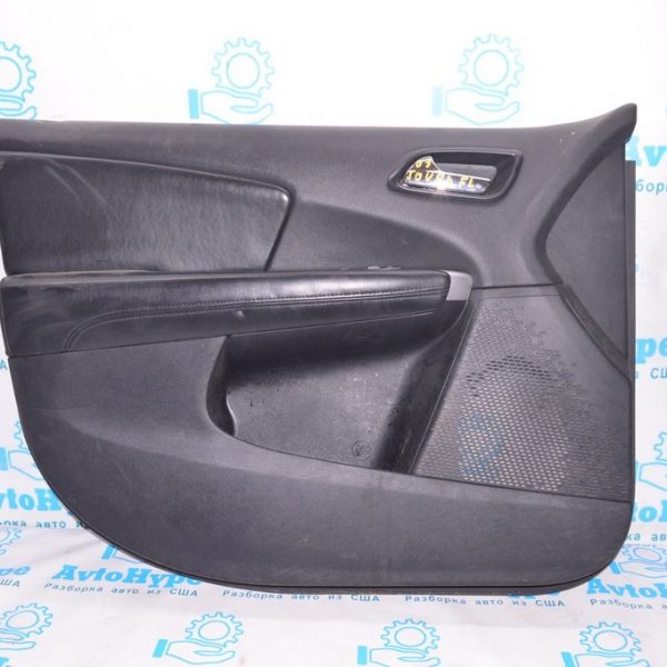 Обшивка двери (карточка) перед лев Dodge Journey 11- кожа черн 1QF251X9AH