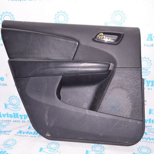 Обшивка двери (карточка) зад лев Dodge Journey 11- кожа, черн царапины (03) 1QF271X9AH