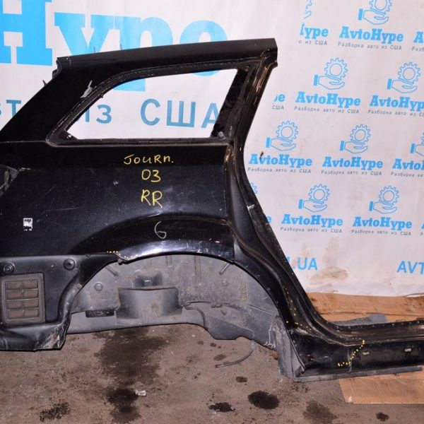 Четверть крыло задняя правая Dodge Journey 11- черный цвет PXR (03) деф.примятости с батоном 68035430AC