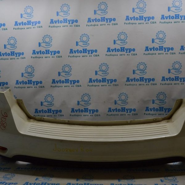 Бампер задний голый Dodge Journey 11- белый цвет PW3 (04) 68034219AG