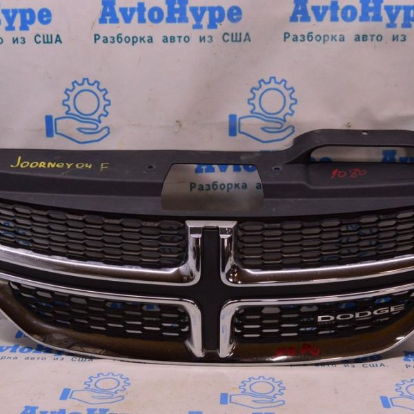 Решетка радиатора grill Dodge Journey 11- хром с эмблемой (04) 1SU84SZ0AC