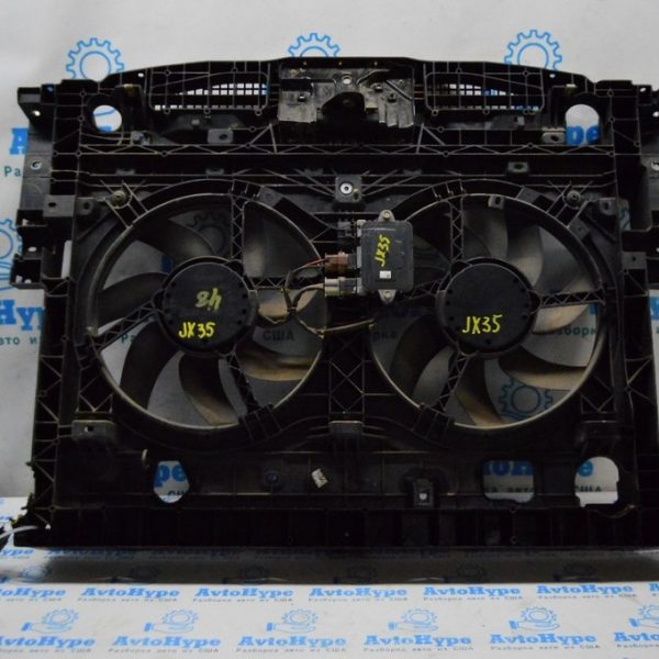 Телевизор панель радиатора Infiniti JX35 QX60 13- (01) деф.обломано ухо,ни на что не влияет 625003ja0b