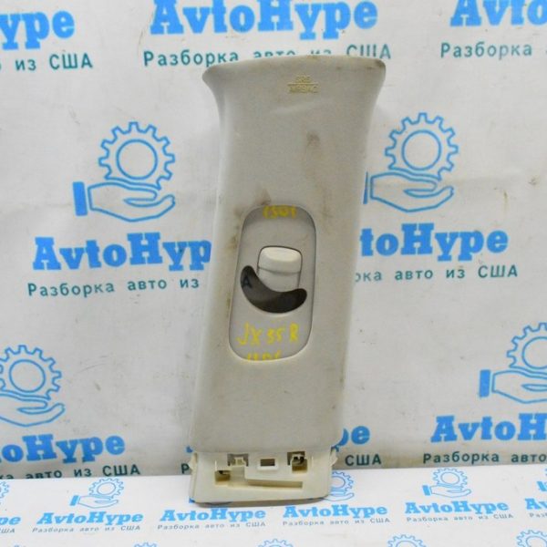 Накладка центральной стойки верхняя (ремень) правая Infiniti JX35 QX60 13- серая (01) под химч 76913-3JA0A