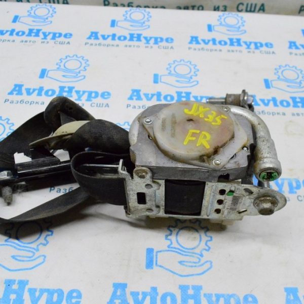 Пассажирский ремень безопасности Infiniti JX35 QX60 13- черн (01) сравнивать по фото 86884-3JA8B