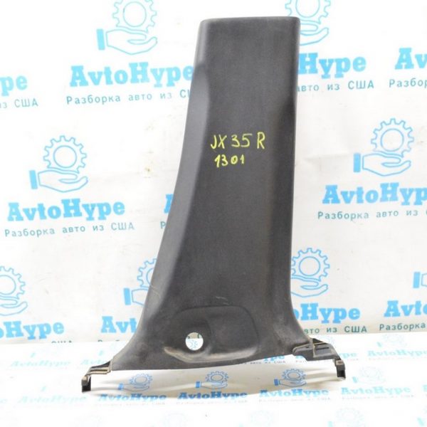 Накладка центральной стойки нижняя правая Infiniti JX35 QX60 13- черн 76915-3JA0A