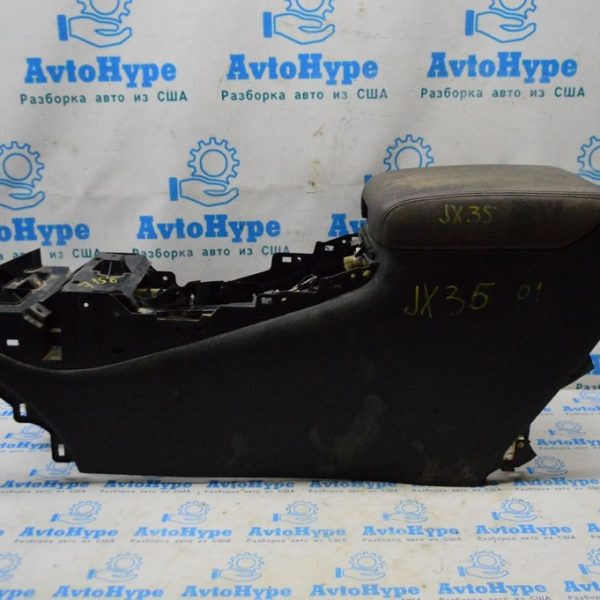 Консоль центральная (подлокотник) Infiniti JX35 QX60 13- коричневый подлокотник 96910-3JA0A