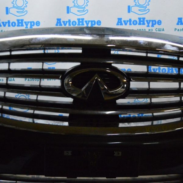 Решетка радиатора grill Infiniti JX35 QX60 13-15 (01) со значком деф. царапина 623103ja0b