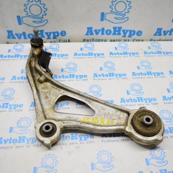 Рычаг нижний перед прав Infiniti JX35 QX60 13- потрескан сайлентблок 8/10 и шаровая (01) 545003JA0A