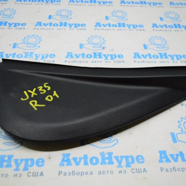 Накладка торпеды боковая правая Infiniti JX35 QX60 13- черн 684203JA0A