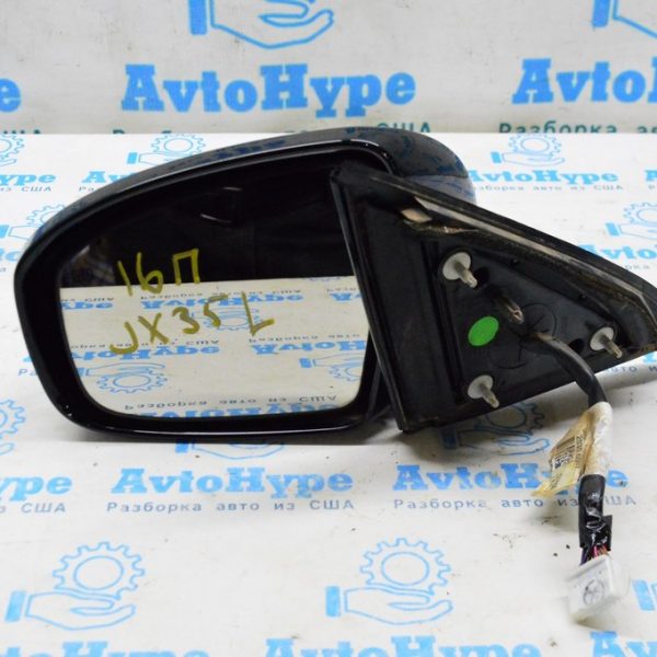 Зеркало боковое левое Infiniti JX35 QX60 13-15 с камерой и подогревом (01) зеленый цвет EAJ 96302-3JA9B