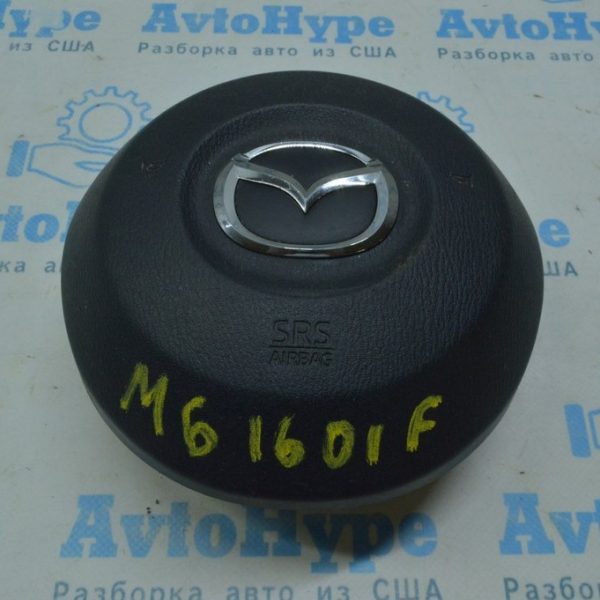 Подушка безопасности airbag в руль водительская Mazda6 13-17 ржавый пиропатрон (01) GJR9-57-K00A