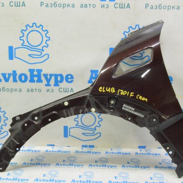 Крыло переднее левое Mini Cooper Clubman 16-22 (01) бордовый C2C, скол 41 00 7438921