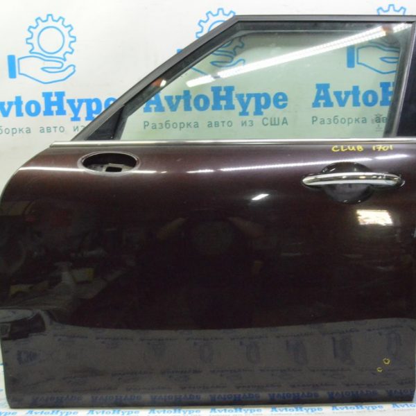 Дверь голая перед лев Mini Cooper Clubman 16-22 (01) бордовый C2C,  2 тычки 41 00 7462791