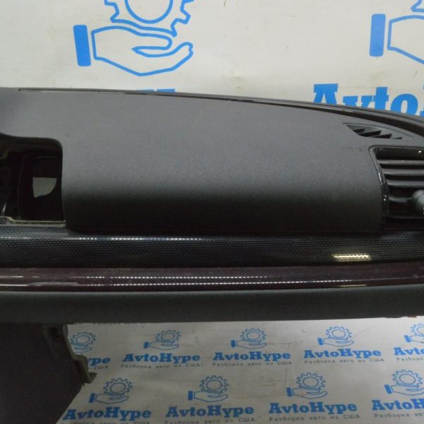 Накладка передней панели верхняя центральная левая Mini Cooper Clubman 16-22 черн под карбон 51 45 9305730