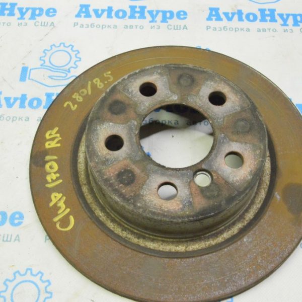 Диск тормозной зад прав Mini Cooper Clubman 16-22 (01) 280/8.5мм 34 21 6799367