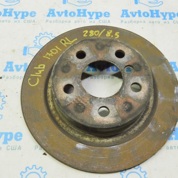 Диск тормозной зад лев Mini Cooper Clubman 16-22 (01) 280/8.5мм 34 21 6799367