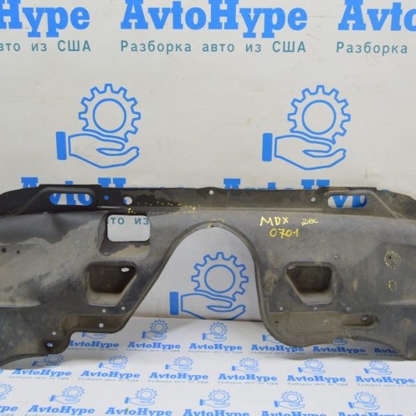 Защита переднего бампера Acura MDX 07-13 (01) трещины, деланная 74111-STX-A00