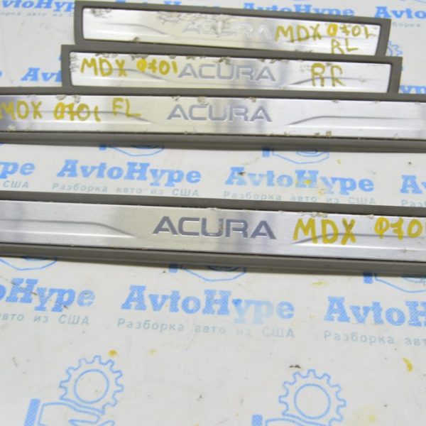 Накладка порога внешн перед прав Acura MDX 07-13 серая с хром (01) полез хром 84202-STX-A01ZB