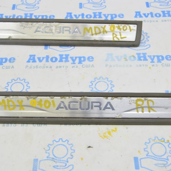 Накладка порога внешн зад прав Acura MDX 07-13 серая с хром (01) полез хром 84212-STX-A01ZB