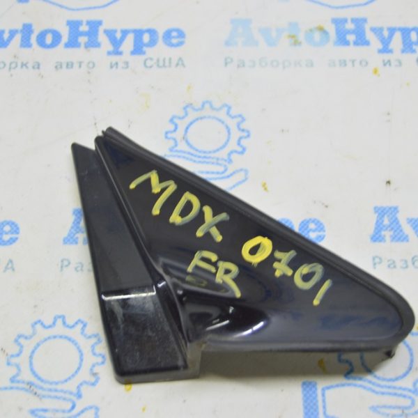 Треугольник двери перед прав Acura MDX 07-10 черн 75490-STX-A01ZA