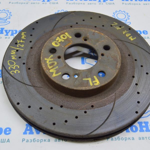 Диск тормозной перед лев Acura MDX 07-13 330/27мм 45251-STX-A00