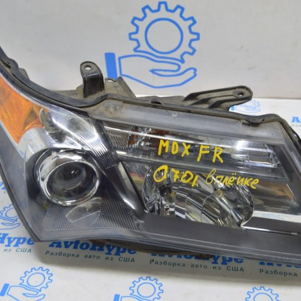 Фара передняя правая Acura MDX 07-09 ксенон (01) в плёнке, паутинка, слом крепл 33101-STX-A01