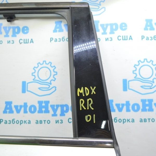 Накладка двери боковая зад прав Acura MDX 14-20 перед 72930-TZ5-A11ZA