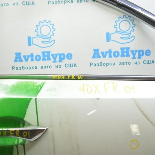 Молдинг дверь-стекло центральный перед прав Acura MDX 14-20 хром 72410-TZ5-A01